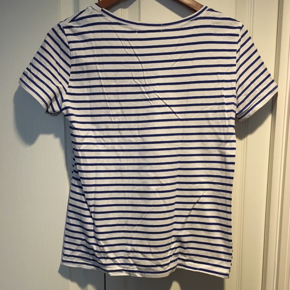 Runway Paris cotton striped T-shirt size S - Picture 3 of 5